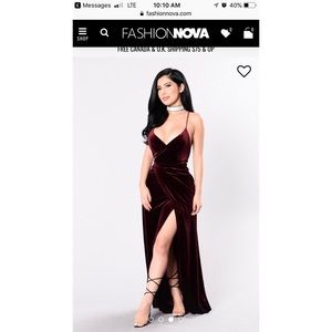 Fashion Nova “Wishful Thinking” Dress